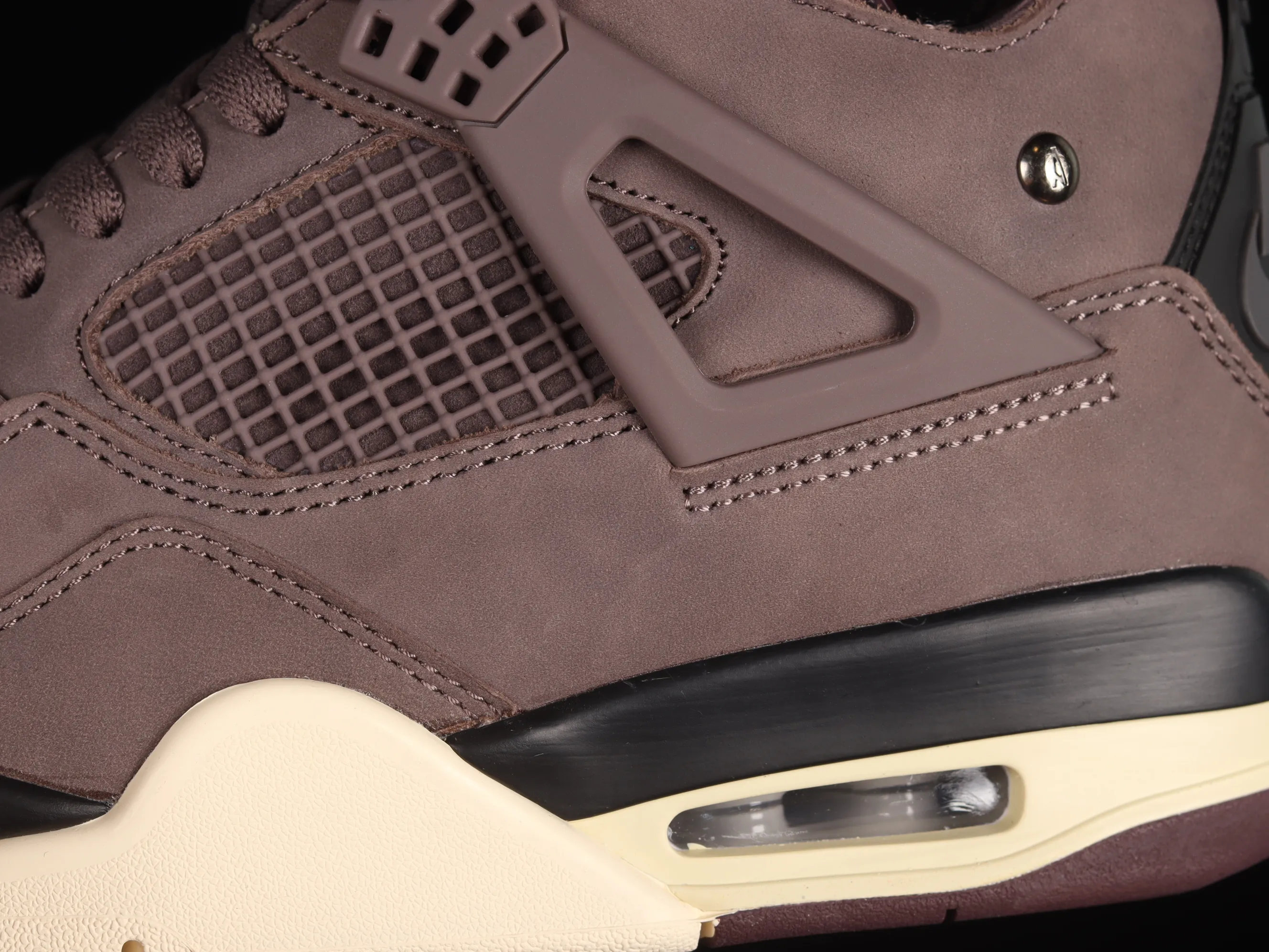 All categories Air Jordan Jordan series basketball shoes Air Jordan 4 pure original version A Ma Maniére x Air Jordan 4 "Violet Ore" AJ4 Joe 4 joint model burgundy red DV6773-220